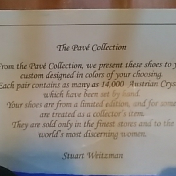 💥S Weitzman Blk.🎆Crystal Mules. 6.5m VINTAGE - Picture 4 of 7